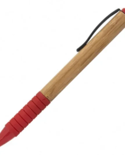 BAMBOO, Ручка з бамбуковим корпусом та пластиковими елементами, 135 мм