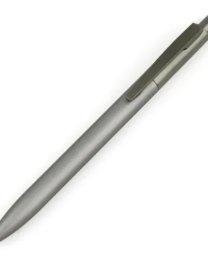 LORA, Ручка металева з софт-тач, 144 мм, дзеркальний лого