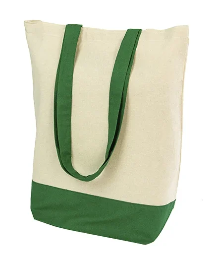 BELMONDO, Сумка бавовняна з кольоровим дном, 170 гр/м², 40x15х45 cм