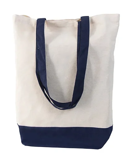 BELMONDO, Сумка бавовняна з кольоровим дном, 170 гр/м², 40x15х45 cм