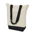BELMONDO, Сумка бавовняна з кольоровим дном, 170 гр/м², 40x15х45 cм - Зображення 4