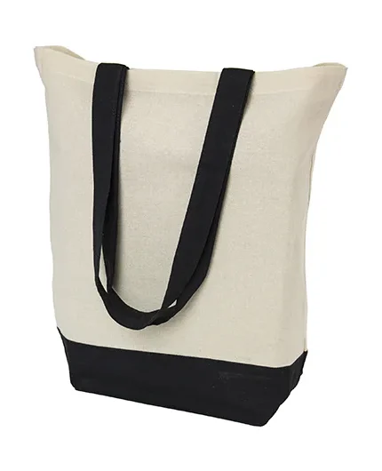 BELMONDO, Сумка бавовняна з кольоровим дном, 170 гр/м², 40x15х45 cм