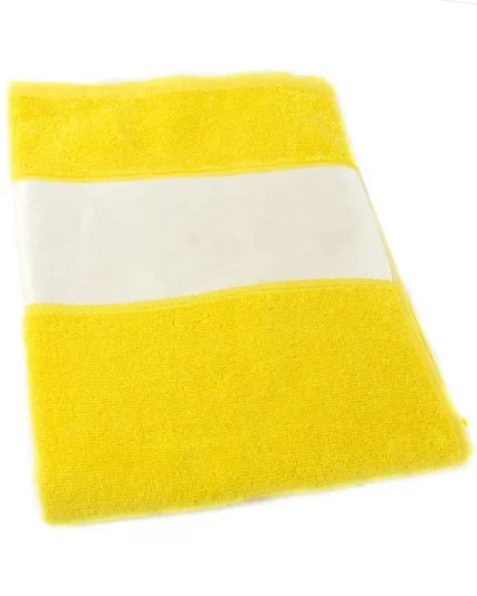 Рушник SUNSET з білим бордюром 50х100, 380G
